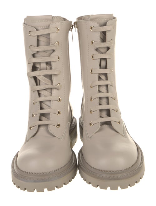Jimmy Choo Leather Combat Boots