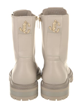 Jimmy Choo Leather Combat Boots