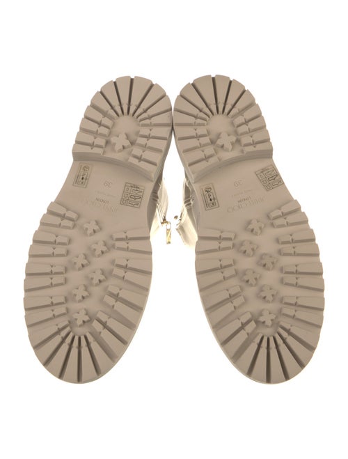 Jimmy Choo Leather Combat Boots