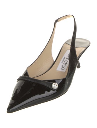 Jimmy Choo Patent Leather Slingback Pumps