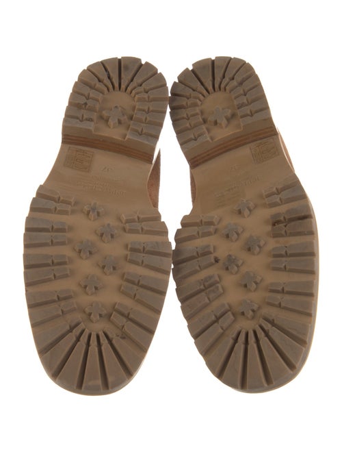 Jimmy Choo Suede Crystal Embellishments Loafers