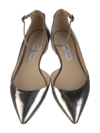Jimmy Choo Patent Leather D'Orsay Flats