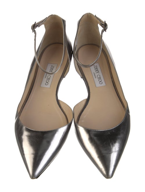 Jimmy Choo Patent Leather D'Orsay Flats