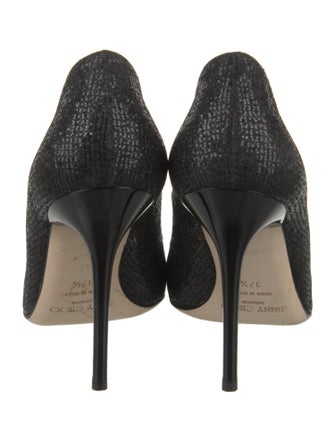 Jimmy Choo Glitter Glitter Accents Pumps