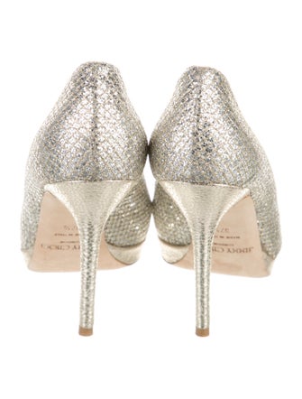 Jimmy Choo Glitter Glitter Accents Pumps
