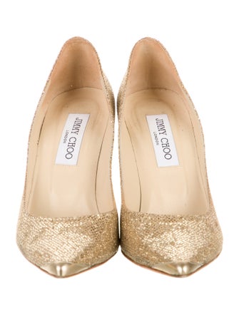 Jimmy Choo Glitter Pumps
