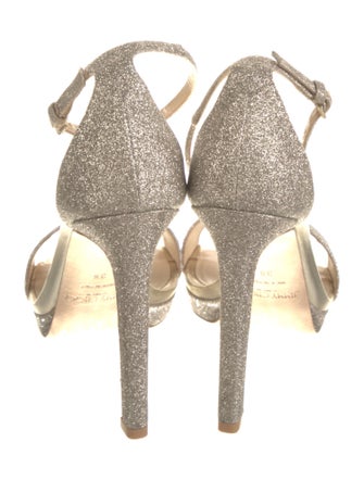 Jimmy Choo Glitter Glitter Accents Sandals
