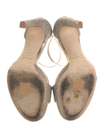 Jimmy Choo Glitter Glitter Accents Sandals