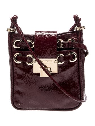 Jimmy Choo Patent Leather Messenger Bag