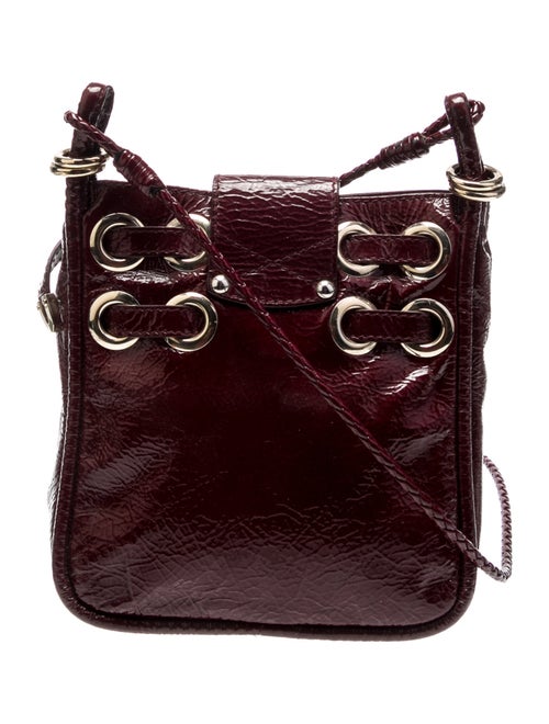 Jimmy Choo Patent Leather Messenger Bag