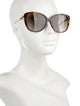 Jimmy Choo Cat-Eye Gradient Sunglasses