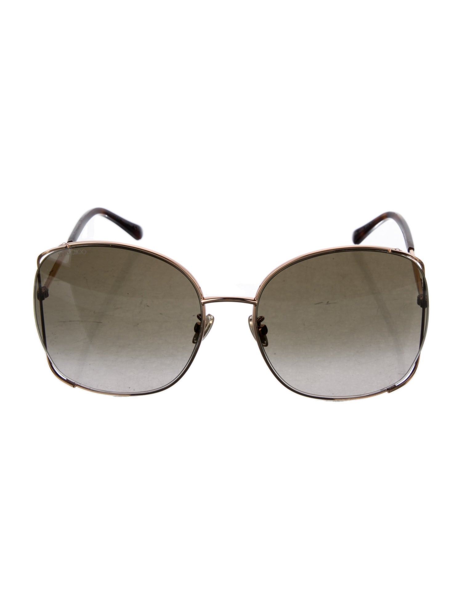 Jimmy Choo Oversize Gradient Sunglasses