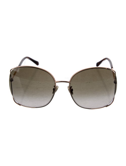 Jimmy Choo Oversize Gradient Sunglasses