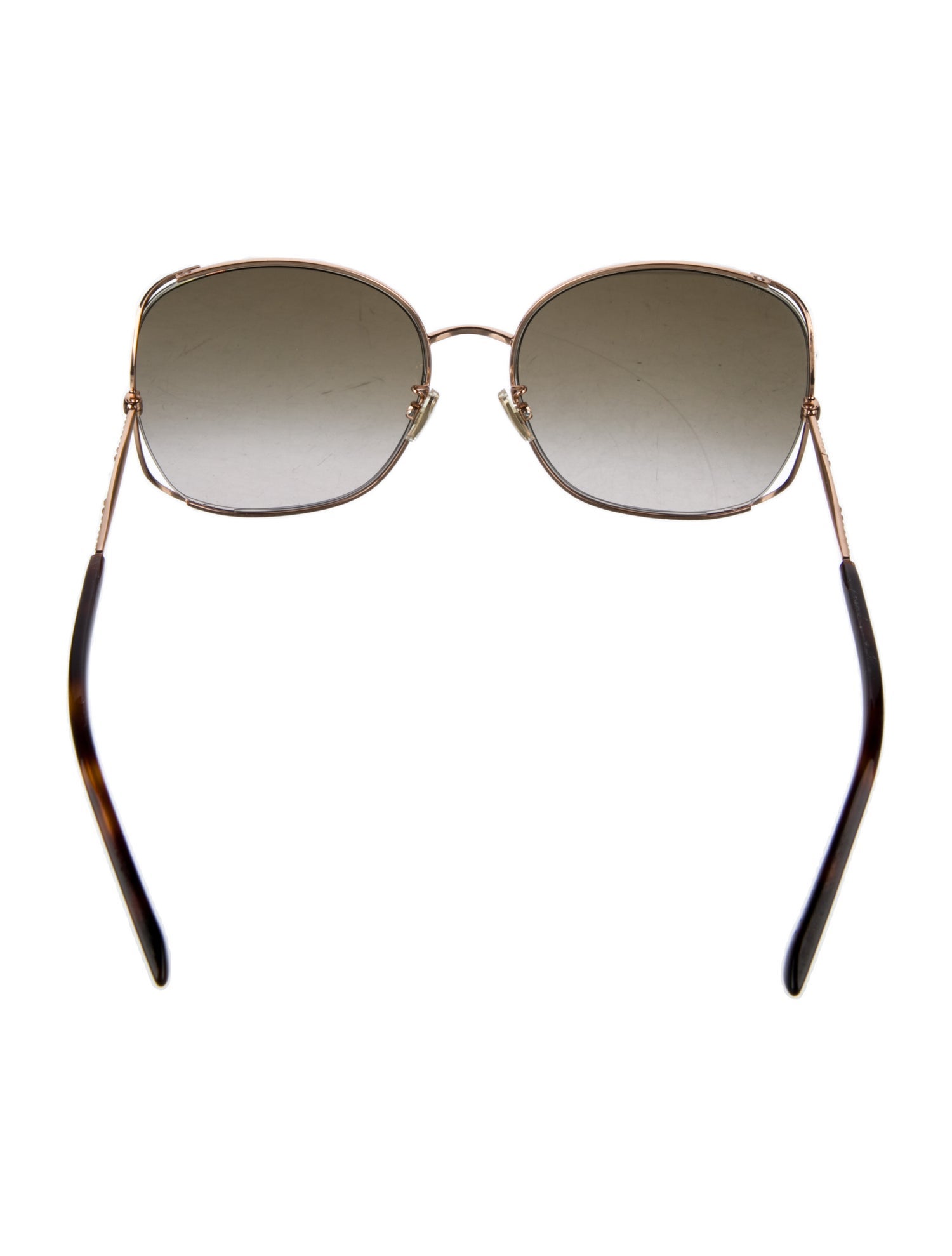 Jimmy Choo Oversize Gradient Sunglasses