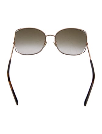 Jimmy Choo Oversize Gradient Sunglasses