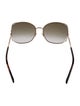 Jimmy Choo Oversize Gradient Sunglasses