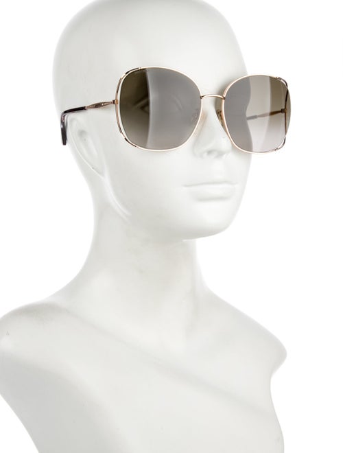 Jimmy Choo Oversize Gradient Sunglasses