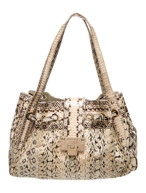 Jimmy Choo Snakeskin Shoulder Bag