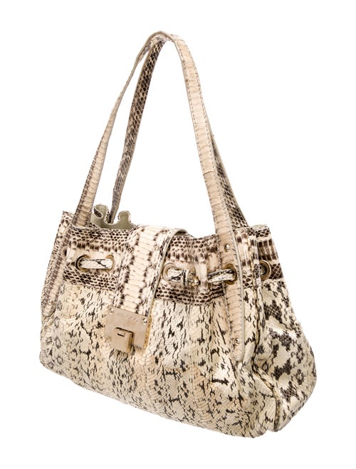 Jimmy Choo Snakeskin Shoulder Bag