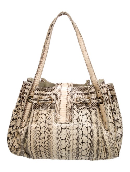 Jimmy Choo Snakeskin Shoulder Bag
