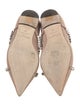 Jimmy Choo Suede Crystal Embellishments Flats