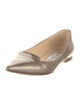 Jimmy Choo PVC Glitter Accents Ballet Flats