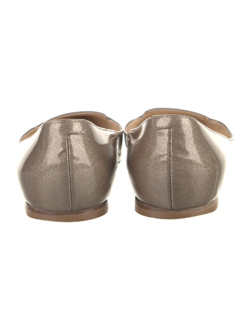 Jimmy Choo PVC Glitter Accents Ballet Flats