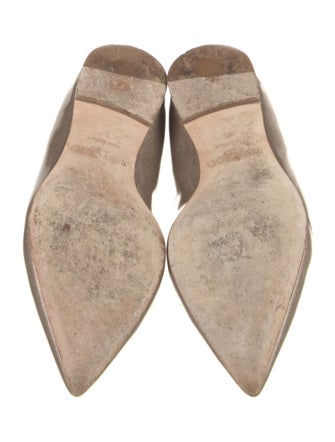 Jimmy Choo PVC Glitter Accents Ballet Flats