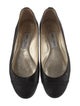 Jimmy Choo Leather Glitter Accents Flats
