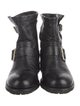 Jimmy Choo Leather Moto Boots