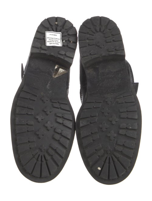 Jimmy Choo Leather Moto Boots