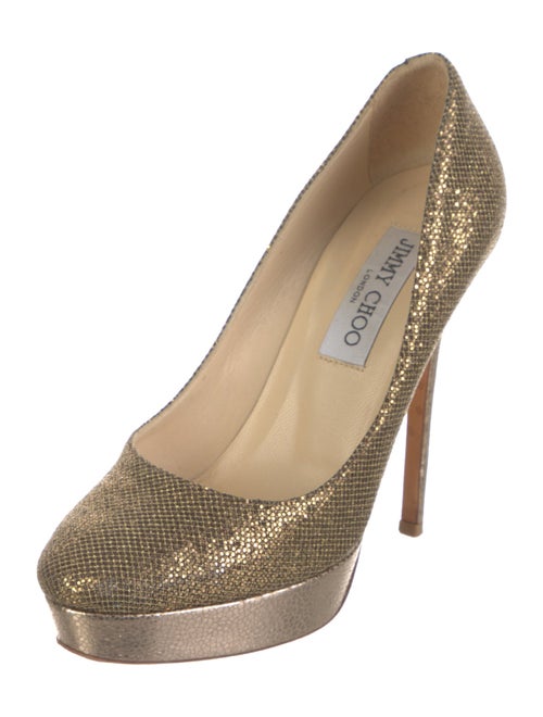 Jimmy Choo Glitter Glitter Accents Pumps