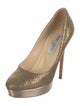 Jimmy Choo Glitter Glitter Accents Pumps