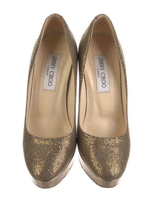 Jimmy Choo Glitter Glitter Accents Pumps