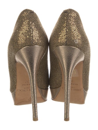 Jimmy Choo Glitter Glitter Accents Pumps