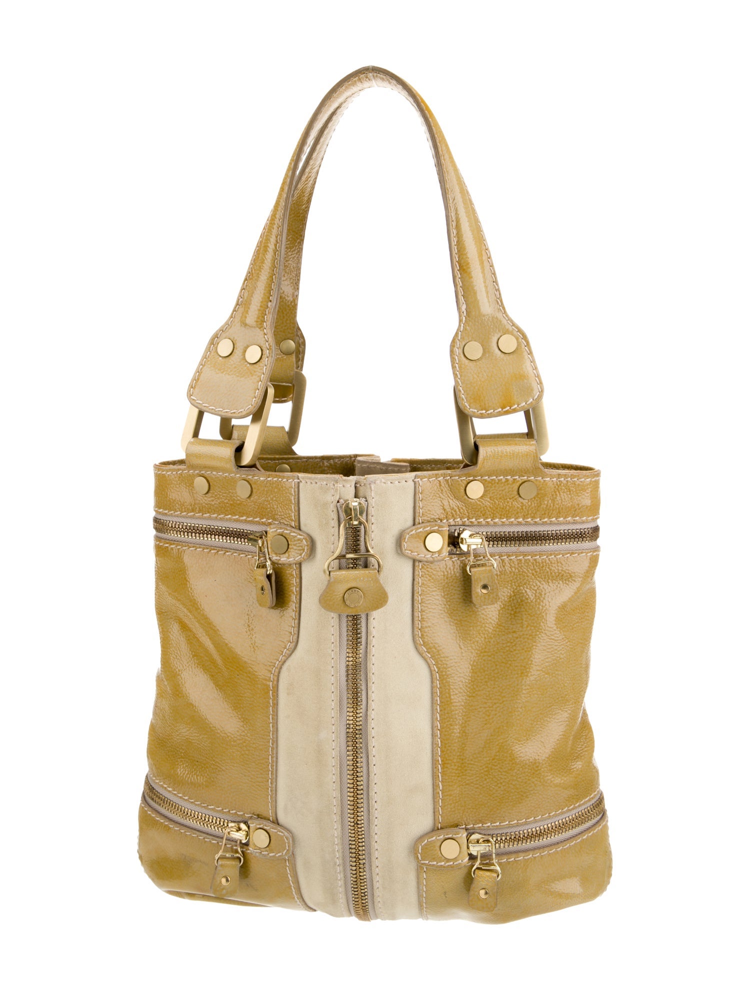 Jimmy Choo Patent Leather Bucket Bag