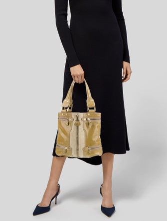 Jimmy Choo Patent Leather Bucket Bag