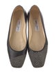 Jimmy Choo Leather Animal Print Ballet Flats