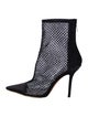 Jimmy Choo Suede Crystal Embellishments Boots