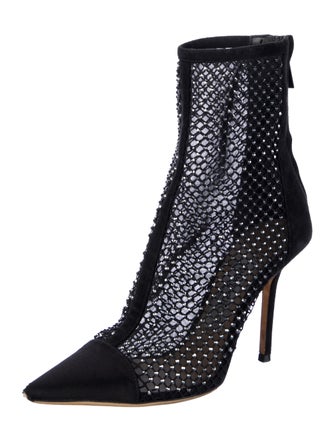 Jimmy Choo Suede Crystal Embellishments Boots