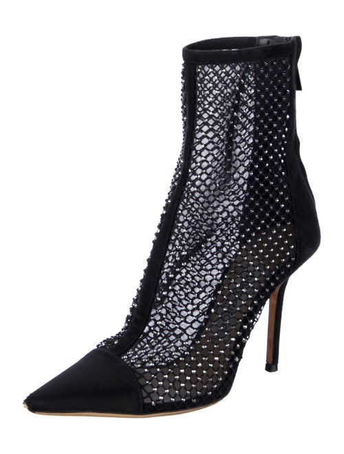 Jimmy Choo Suede Crystal Embellishments Boots