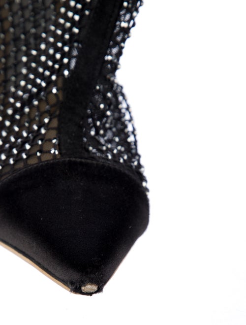 Jimmy Choo Suede Crystal Embellishments Boots