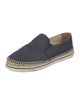 Jimmy Choo Denim Whipstitch Trim Espadrilles