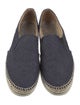 Jimmy Choo Denim Whipstitch Trim Espadrilles