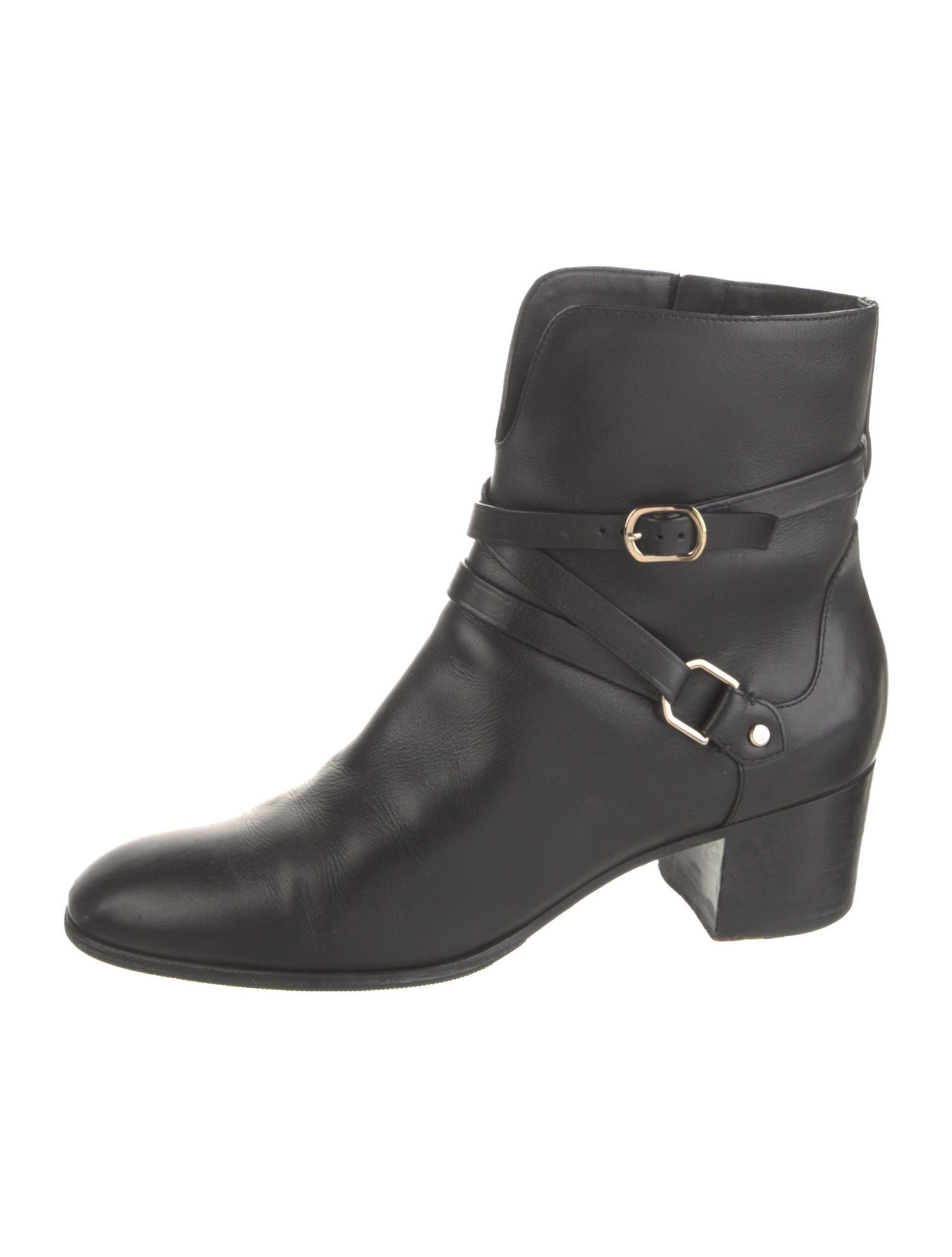 Jimmy Choo Leather Moto Boots