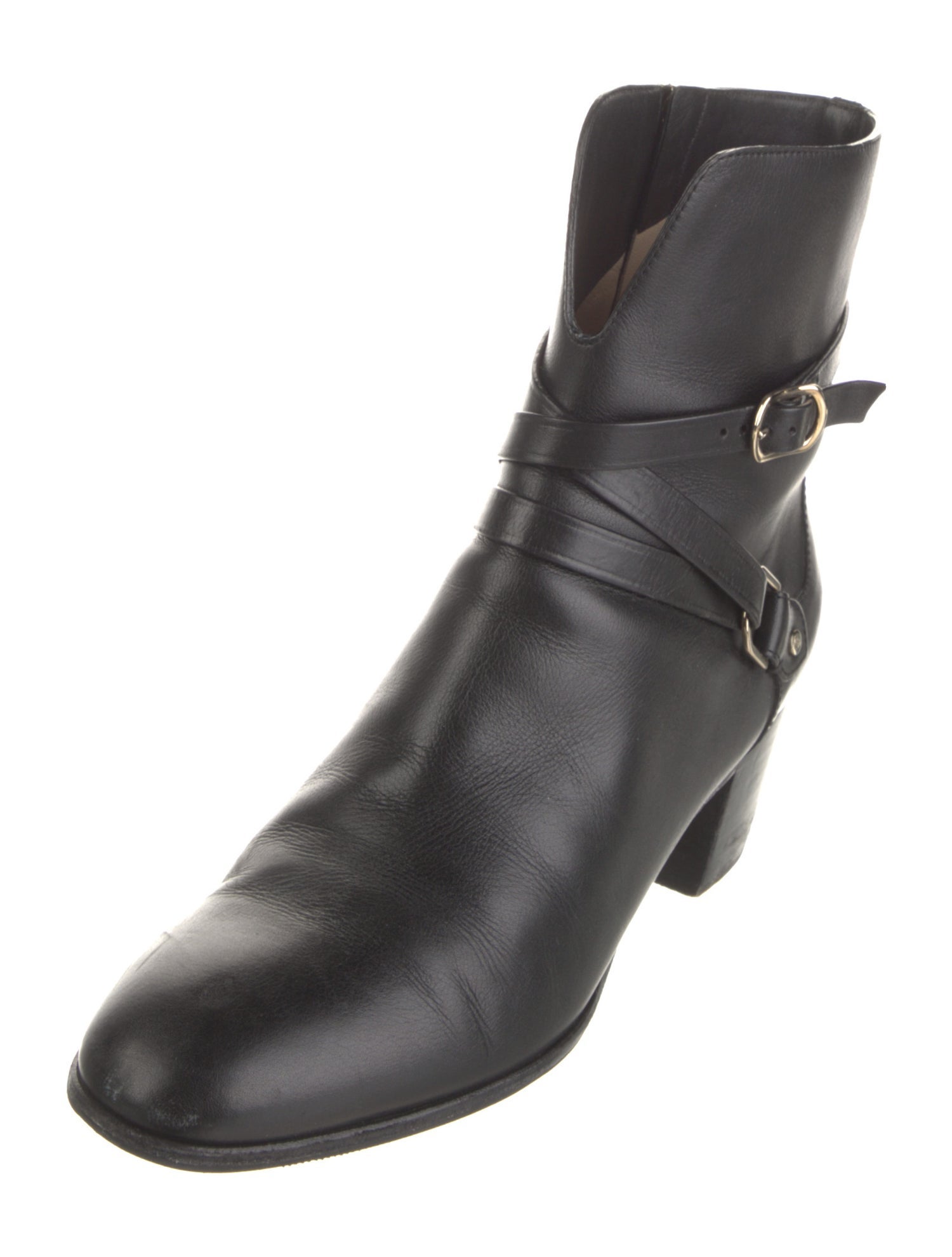 Jimmy Choo Leather Moto Boots