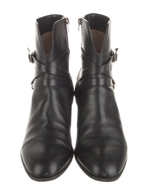 Jimmy Choo Leather Moto Boots