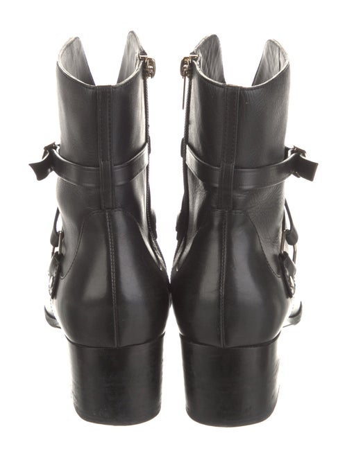 Jimmy Choo Leather Moto Boots