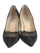 Jimmy Choo Satin Mesh Accents Pumps