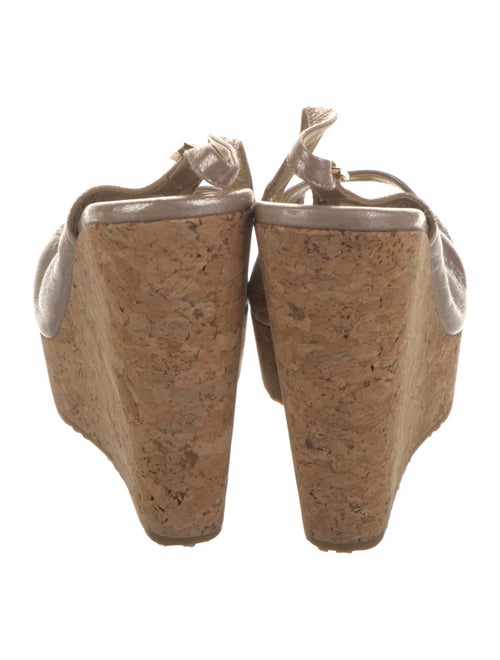 Jimmy Choo Leather Slingback Sandals